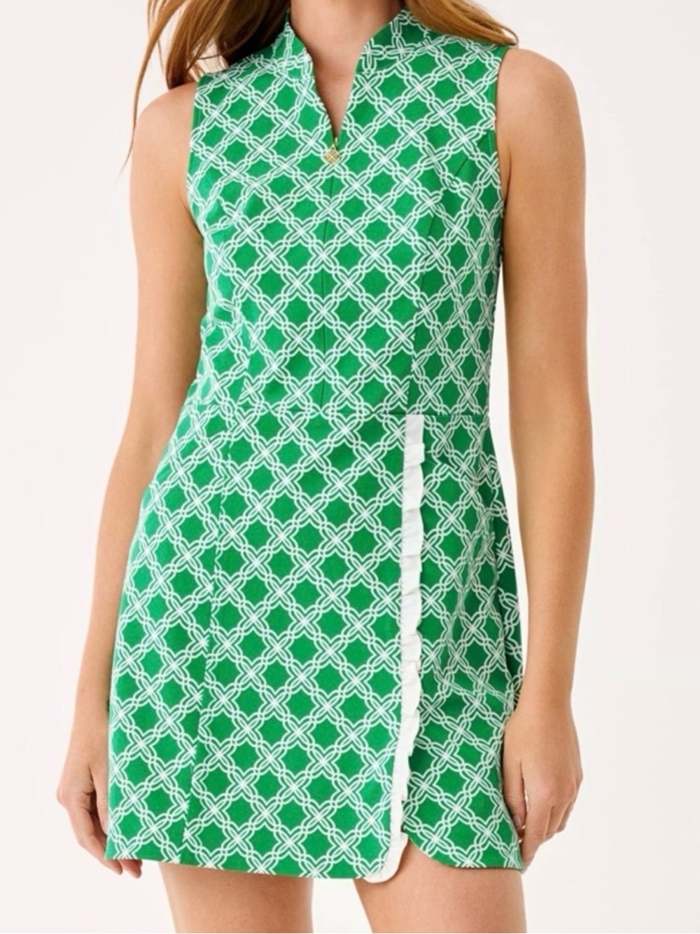 NWT Lilly Pulitzer 12 UPF 50+ Luxletic Catarina Ruffle Dress ✨💲188